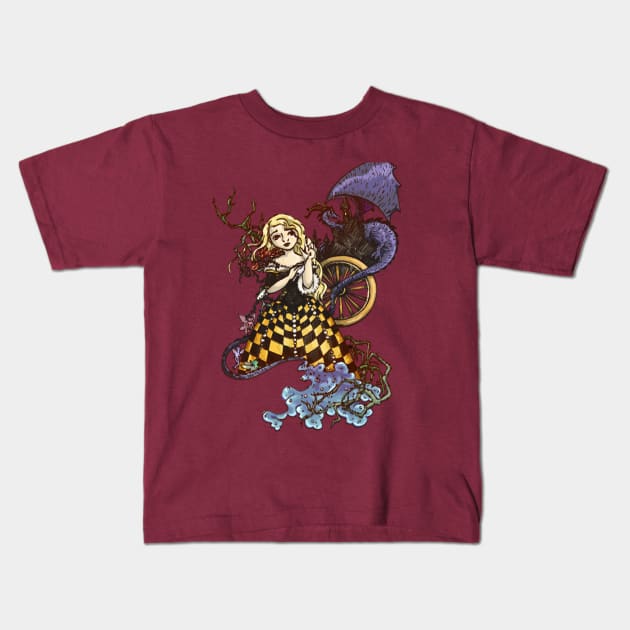 Sleeping Beauty Kids T-Shirt by Thedustyphoenix